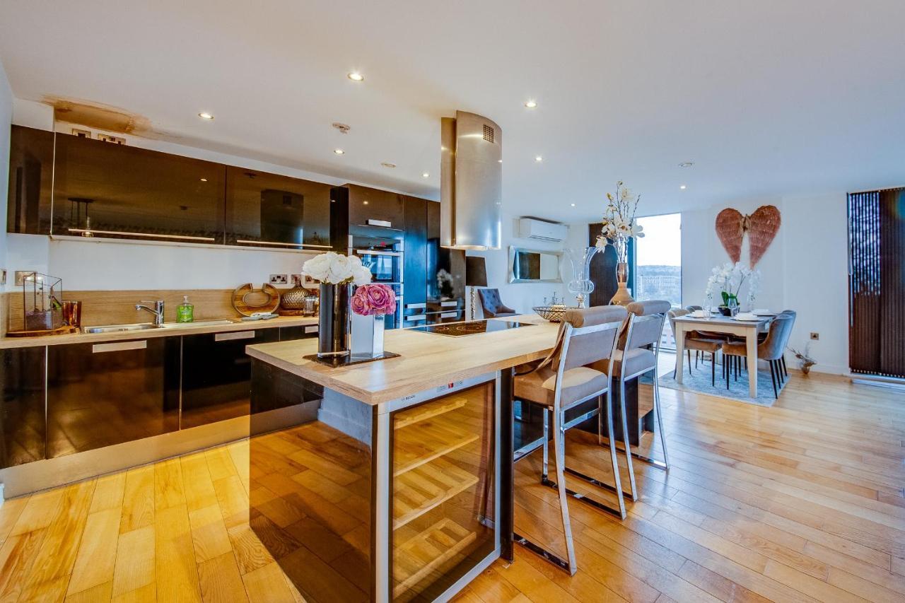 Spacious 3-Bed Penthouse With City Sky Line Views Sheffield Eksteriør bilde